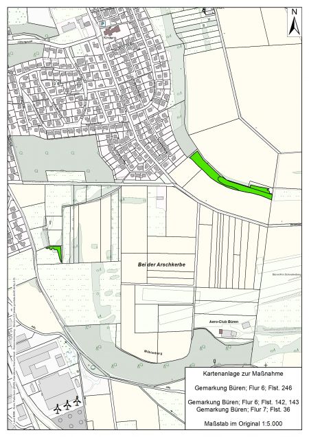 Karte zur Maßnahme in Büren